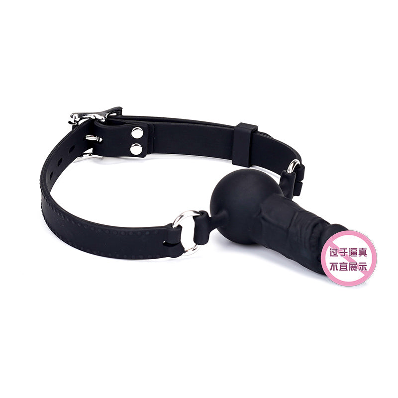 Silicone Mouth Plug – Adjustable Soft Gag for Couples & Intimacy Roleplay