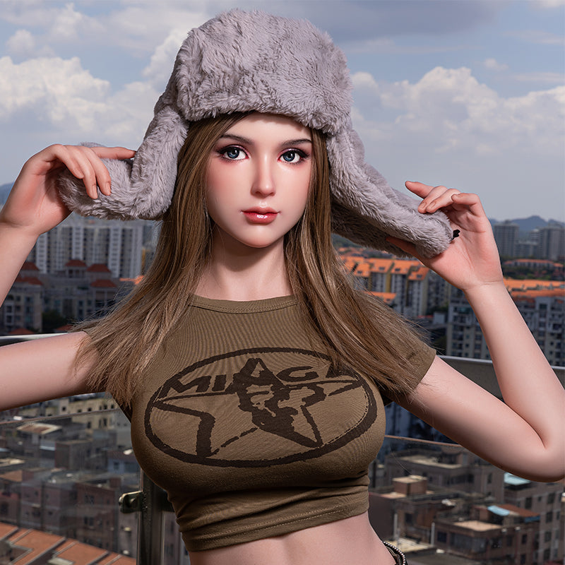 157 cm Silicone Companion Doll – Realistic Life-Size Art Display Model with Poseable Frame