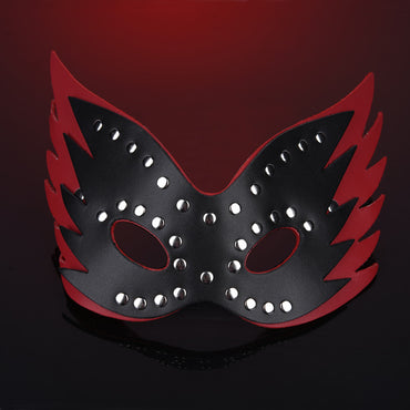 Studded Masquerade Blindfold – Elegant Roleplay Mask for Couples