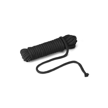 10M Soft Bondage Rope – Black Japanese-Style SM Rope for Couples & Intimacy Exploration