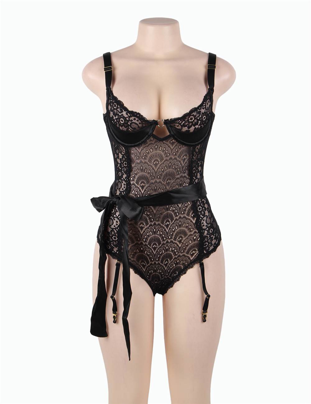 Seduce Lace Mesh Bodysuit