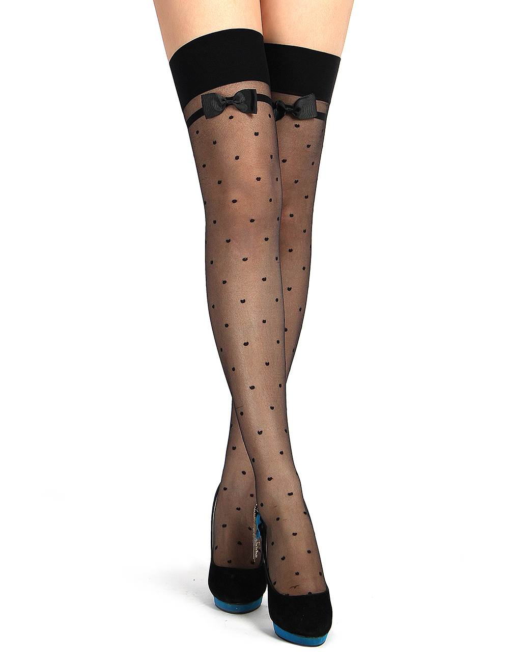 Luna Dot Silhouette Stockings