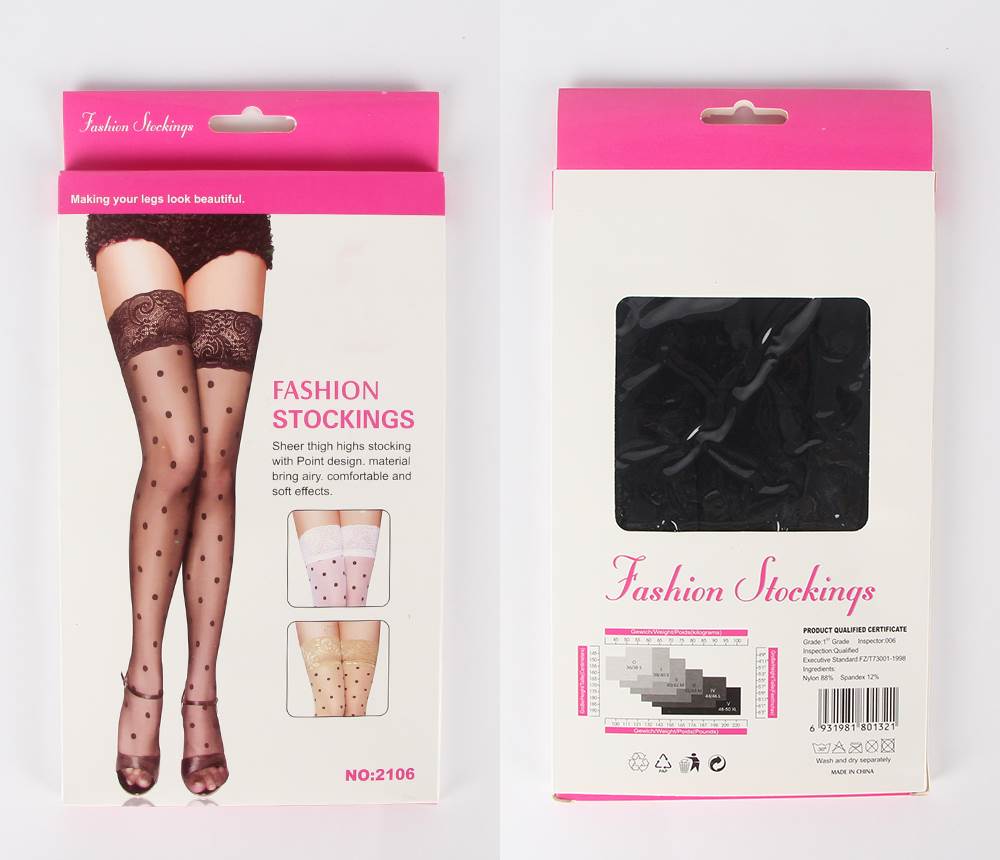 Midnight Lace Top Stockings