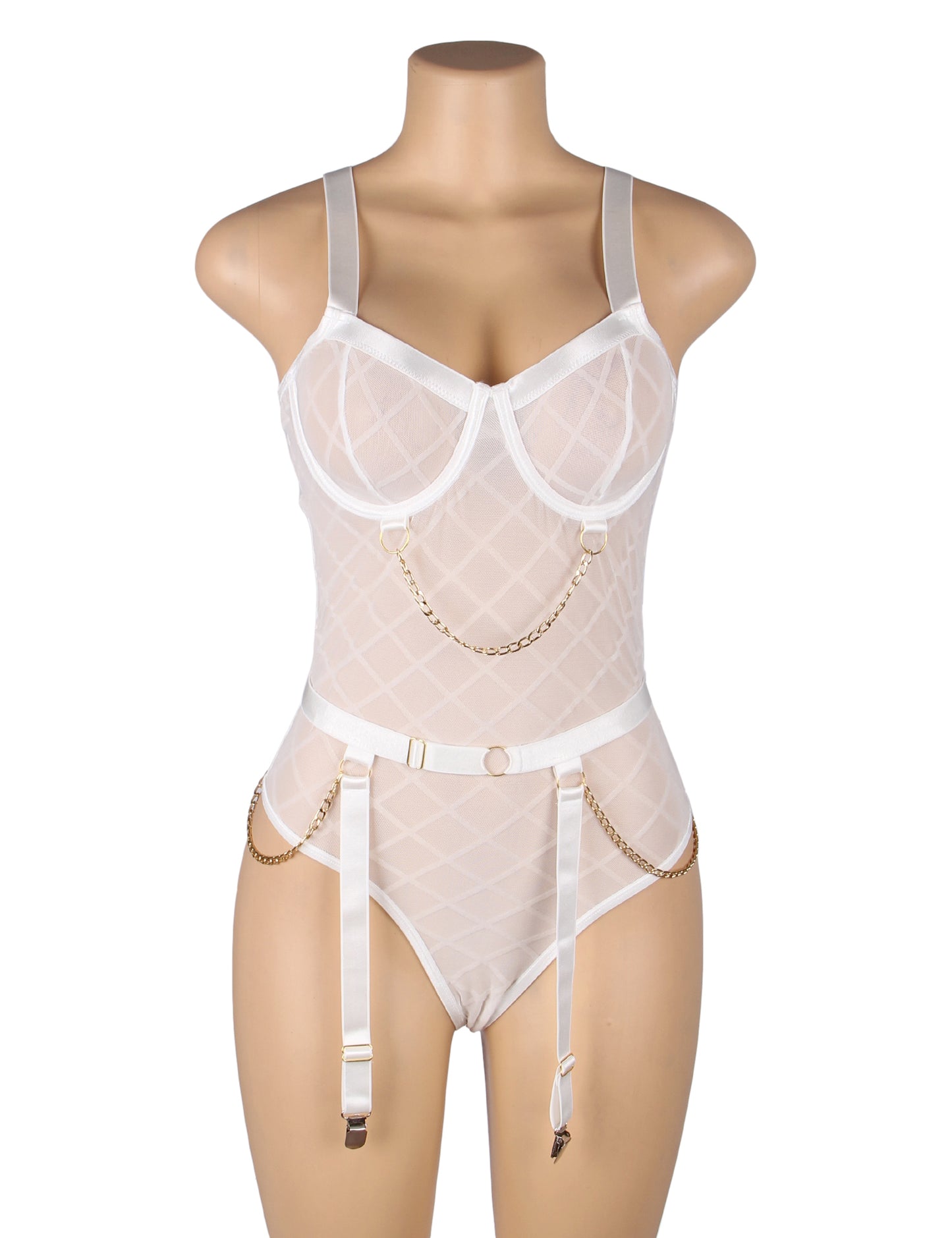 Velvet Noir Sheer Bodysuit