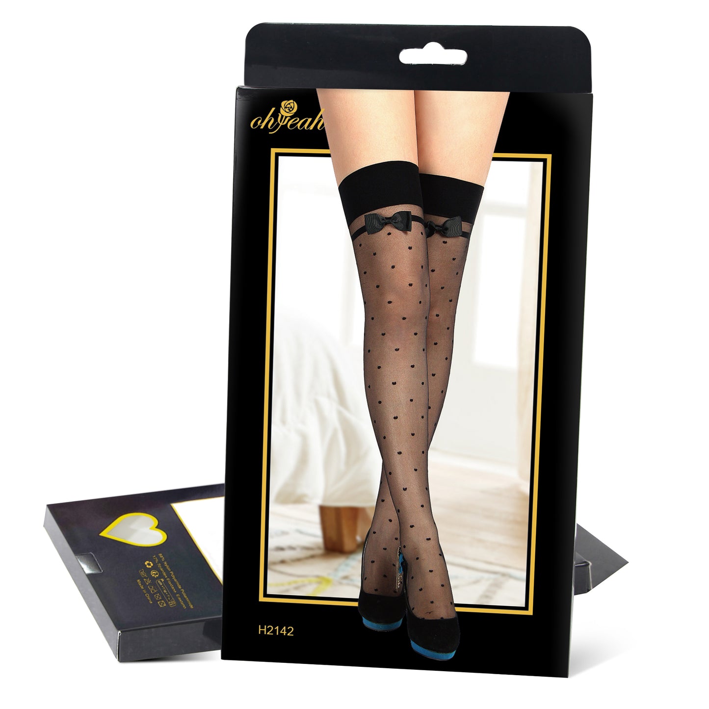 Luna Dot Silhouette Stockings