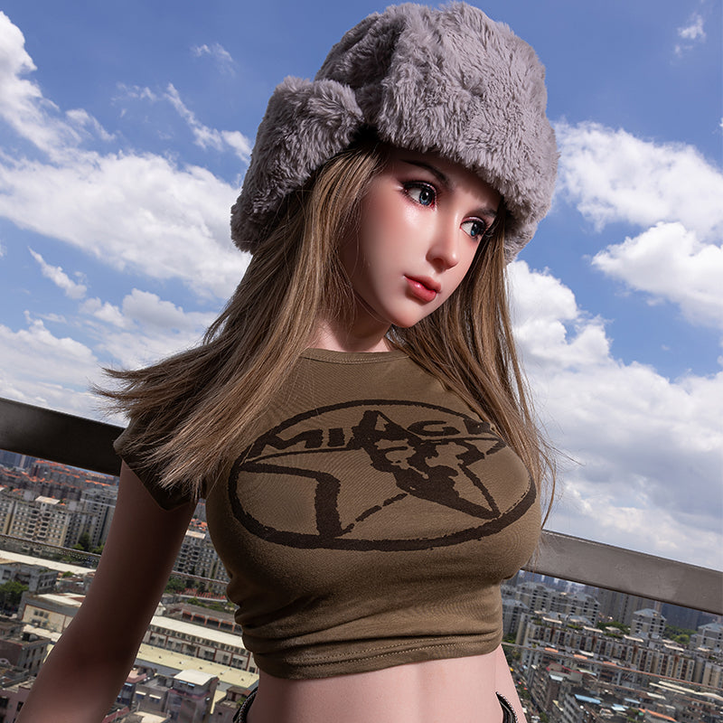 157 cm Silicone Companion Doll – Realistic Life-Size Art Display Model with Poseable Frame