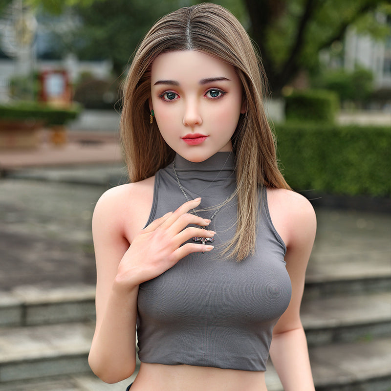 165 cm Silicone Companion Doll — Elegant Modern Muse with Fair Skin