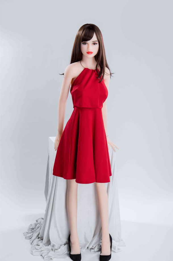 157 cm Silicone Companion Doll — Fair Skin with Dark Brown Hair