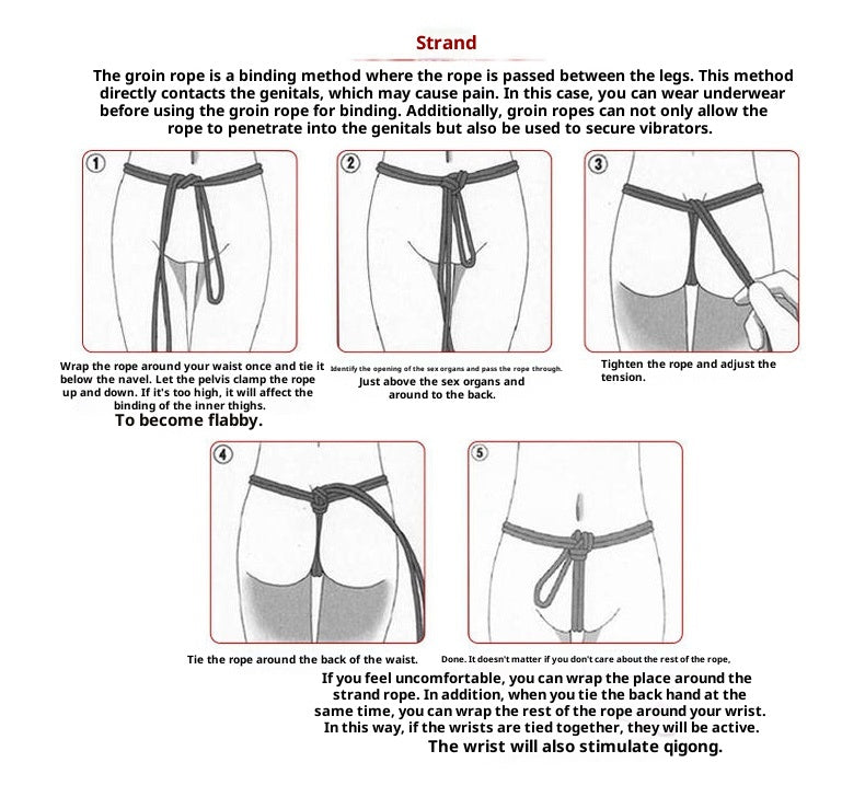 10M Soft Bondage Rope – Black Japanese-Style SM Rope for Couples & Intimacy Exploration