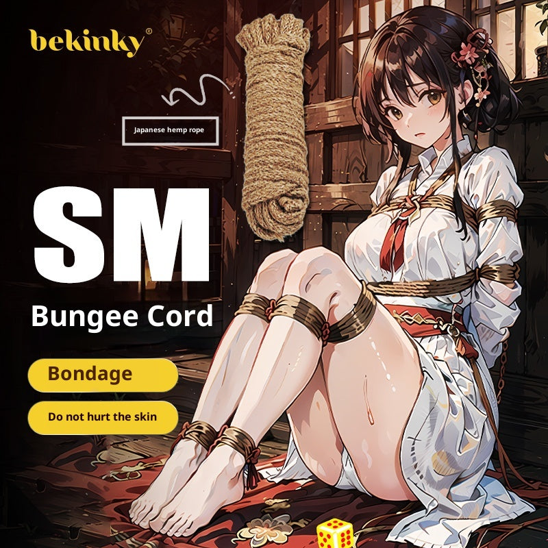 10M Bondage Rope – Soft Japanese-Style Hemp Rope for SM Sensual Play