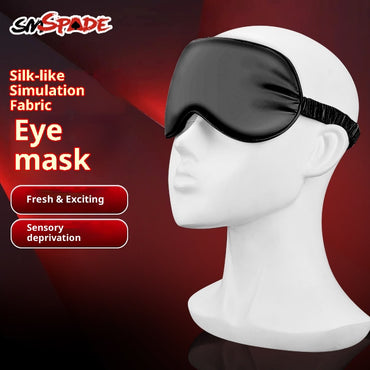 Silk-like Simulation Fabric Eye Mask – Sensory Deprivation Roleplay Accessory