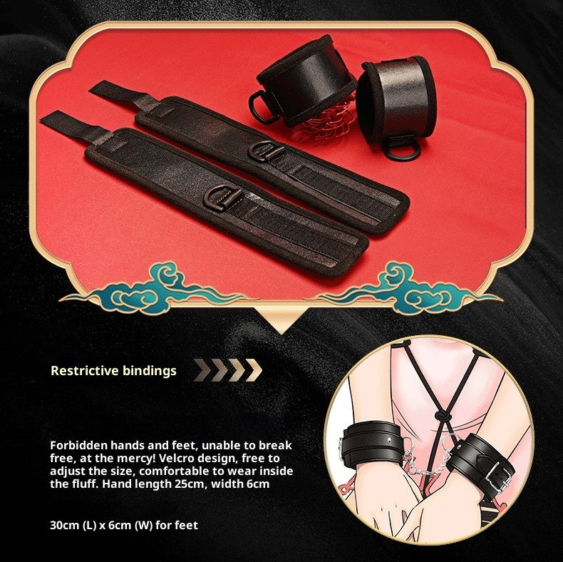 Black Classic Serpentine Primary 11-Piece Set – Complete Bondage Beginner Kit