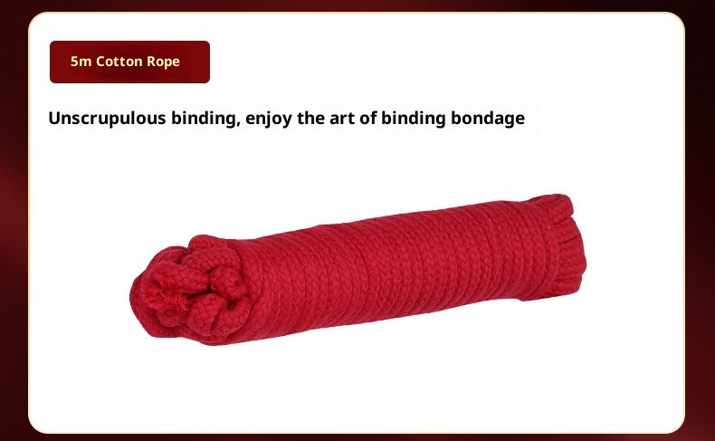 Red Lace 10-Piece Set – Elegant Bondage Kit for Passionate Couples