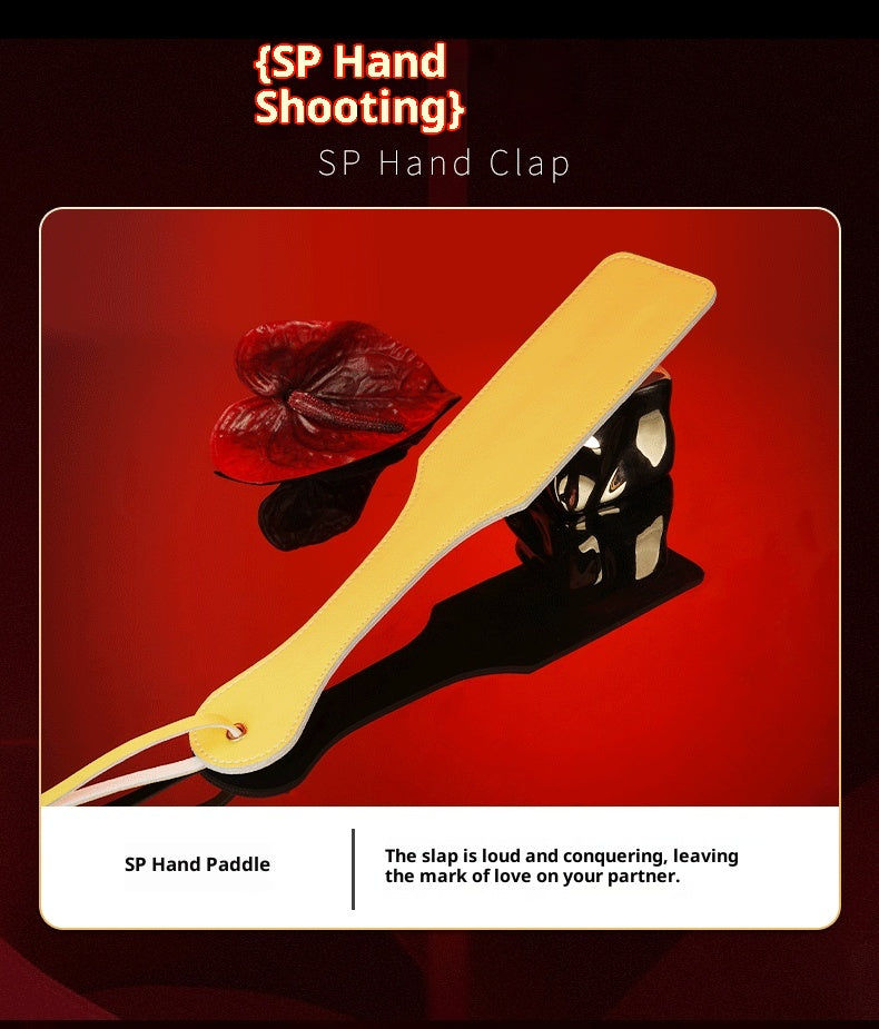 Yellow Superfiber Leather SM 8-Piece Set – Premium Bondage Kit for Couples