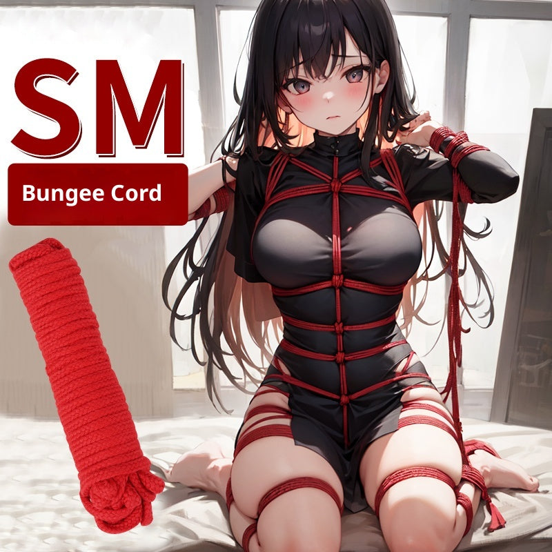 10M Soft Bondage Rope – Red Japanese-Style SM Rope for Couples & Intimacy Exploration (Copy)