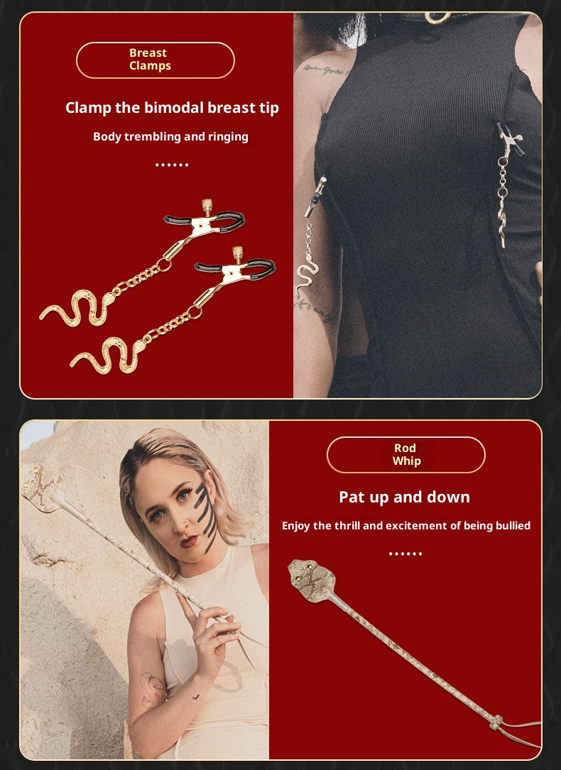 Light Luxury Serpentine 10-Piece Set – Advanced BDSM Collection for Experienced Players