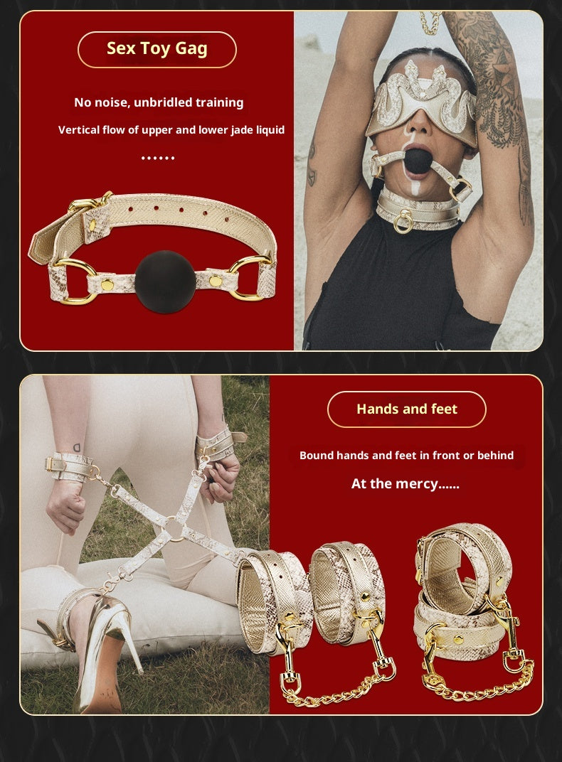 Light Luxury Serpentine 10-Piece Set – Advanced BDSM Collection for Experienced Players