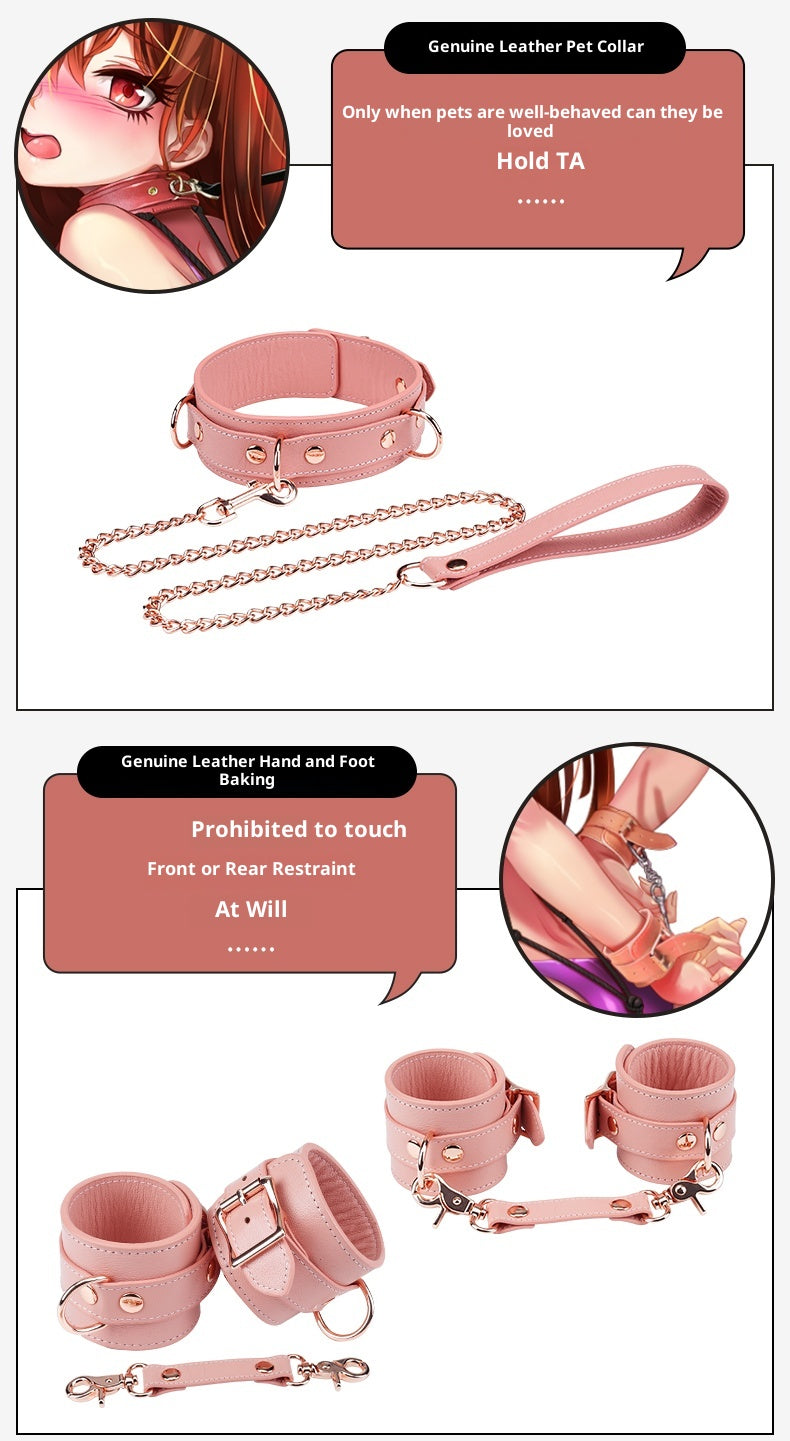 Pink Supreme Leather 16-Piece Set – Ultimate Luxury BDSM Kit for Advanced Players